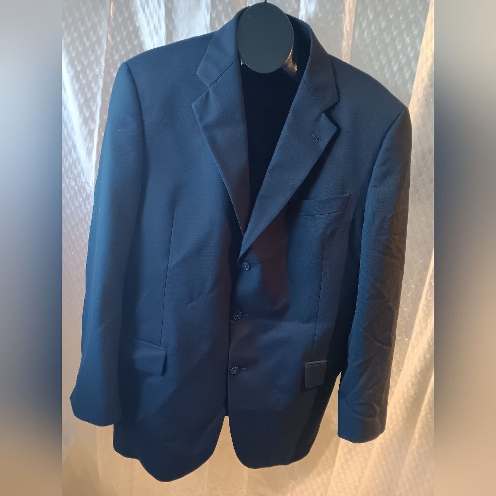 Joseph Abboud Men's Classic Black Blazer Size 46L